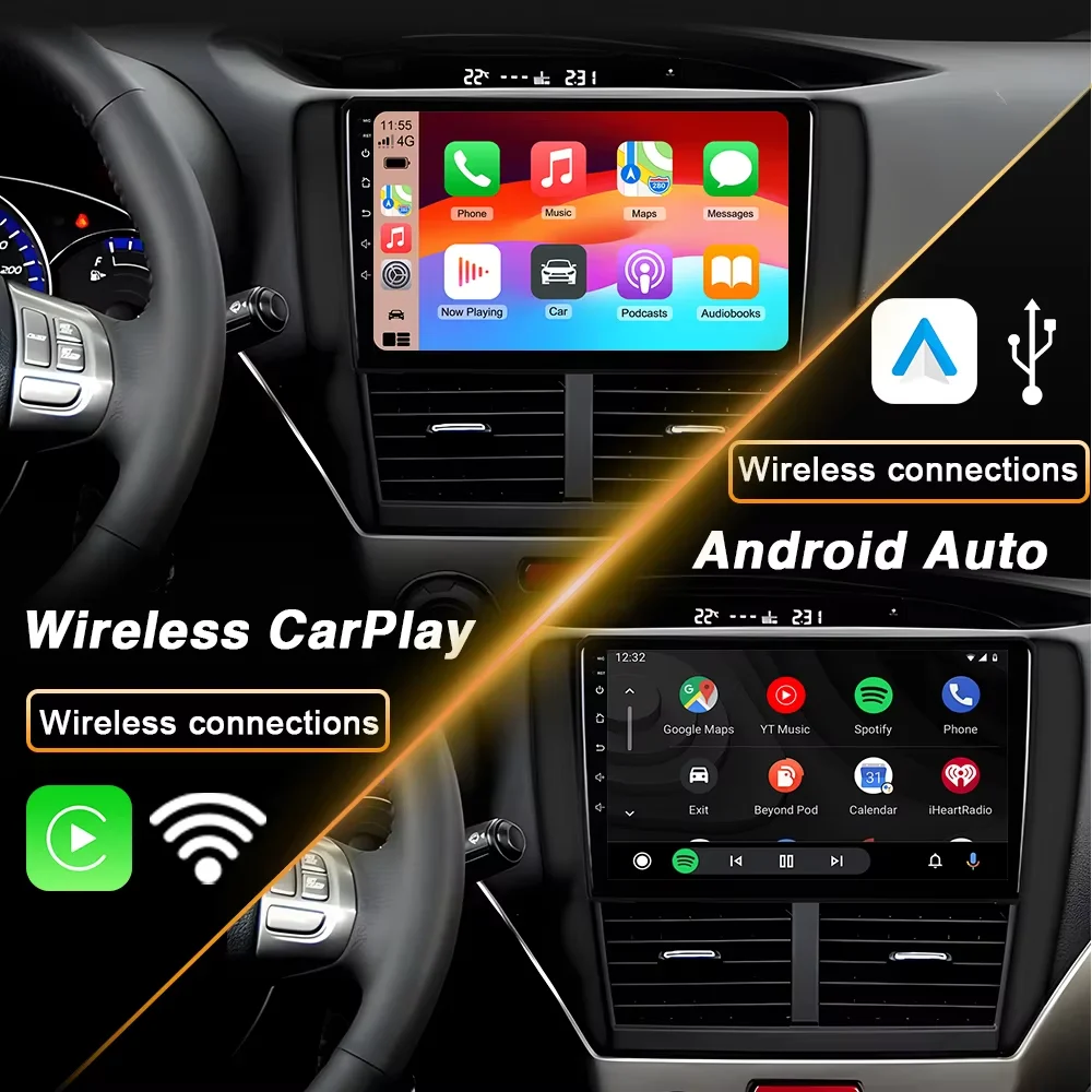 Фото Для Volkswagen Polo Mk4 2001-2011: Автомагнитола Android 16, мультимедийный плеер, GPS-навигация 2DIN, Carplay, Android Auto, 4G, DVD, 8-ядерный процессор №4