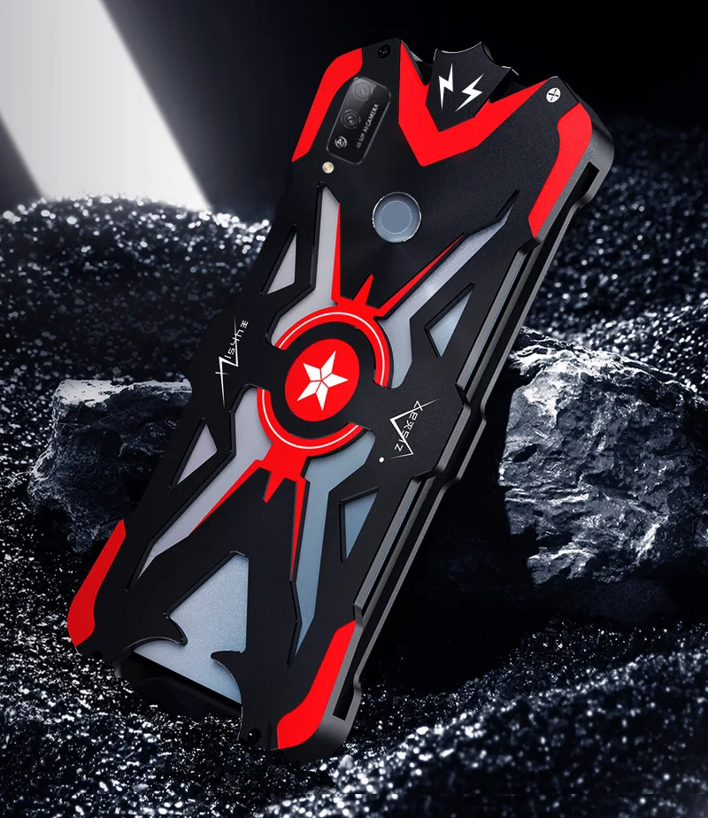 For Huawei Honor Play 4t Original Zimon Shockproof Heavy Duty Armor Metal Aluminum Phone Case For Honor Paly 4t Case