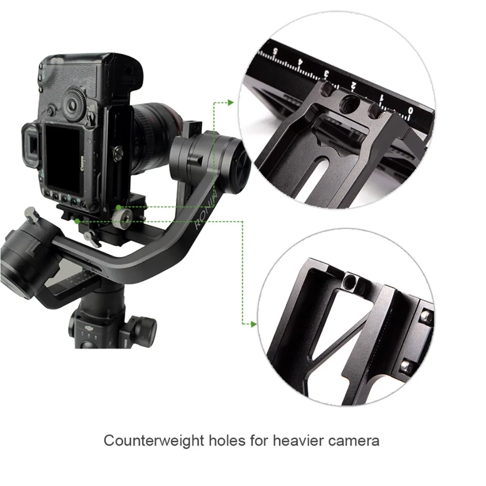 Lanparte Ronin S L Кронштейн для крепления камеры DJI Gimbal для вертикальной съемки DSLR Sony A7 A6400 (art.: 3920cd2f9efc1) - 3920cd2f9efc1