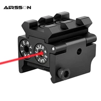 tactical mini red laser red dot laser sight with picatinny weaver rail mount for pistol handgun gun rifle hunting accessories