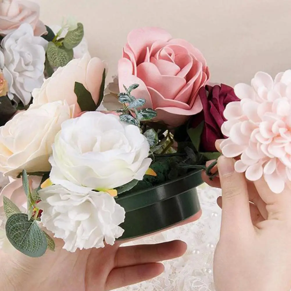 

Delicate Delicate Texture Cut Freely Fake Artificial Flowers Foam Brick DIY Craft Project No Odor Floral Foam Brick for Yard