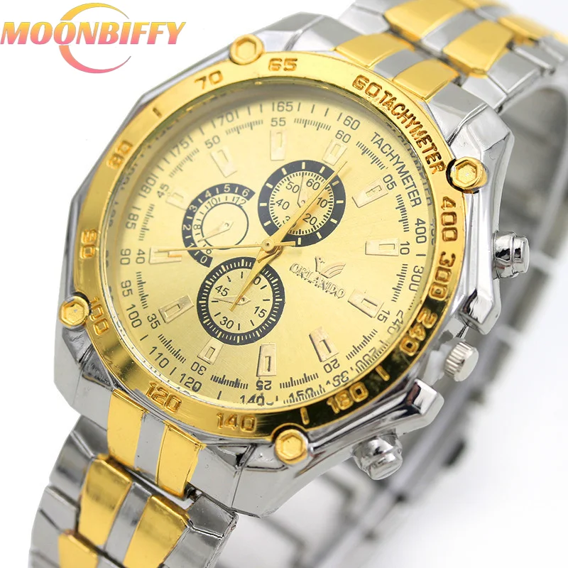 

Luxury Business Men Watches Men Gold Watches Stainless Steel Quartz Watches Orologio Uomo Moda Hombre Gift New In August