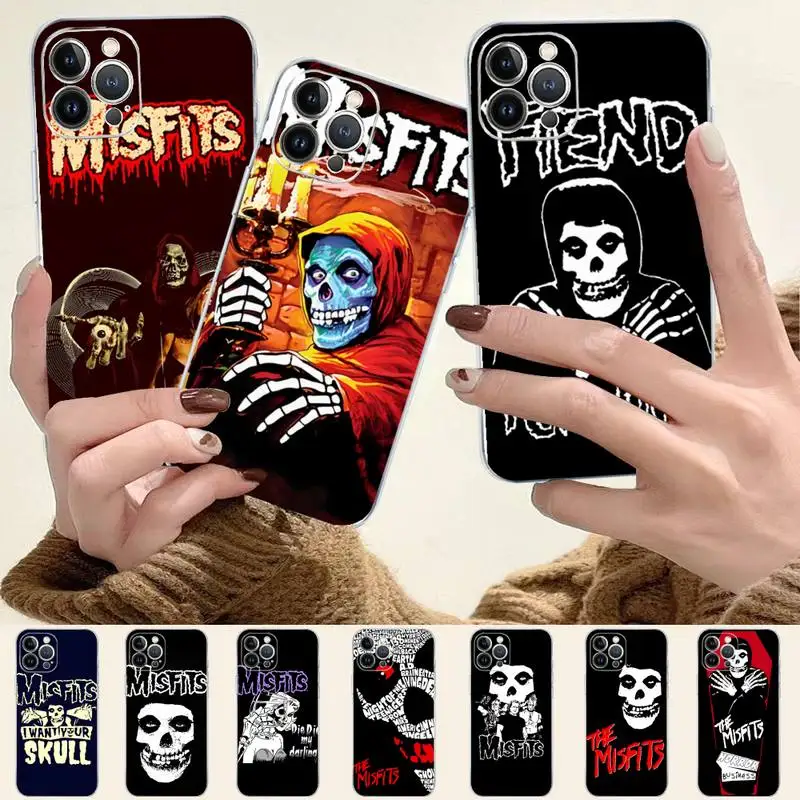 

The Misfits Glenn Danzig Phone Case For iPhone 8 7 6 6S Plus X SE 2020 XR XS 14 11 12 13 Mini Pro Max Mobile Case