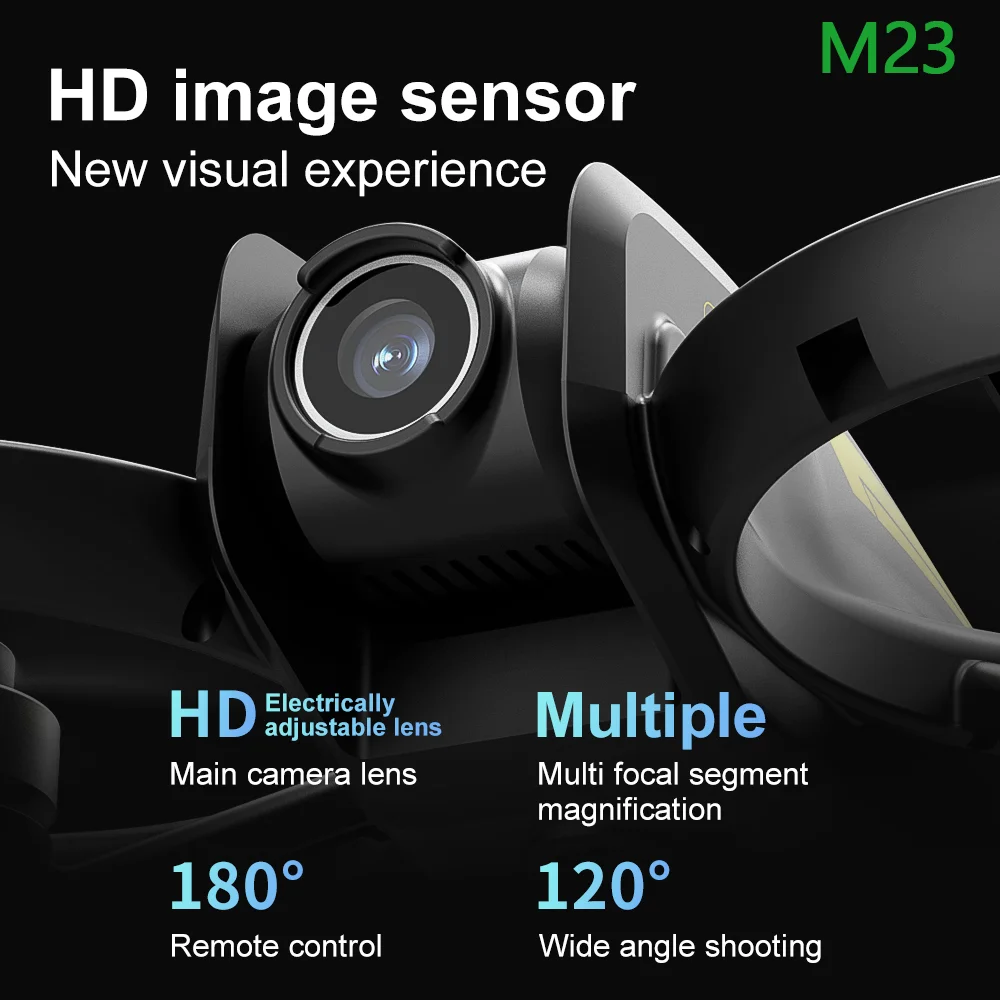 Фото Дрон M23 Безопасный двигатель 8K Воздушная профессиональная HD камера Вертолет Оптический контроль потока Экран для предотвращения Obatacle Дрон №5