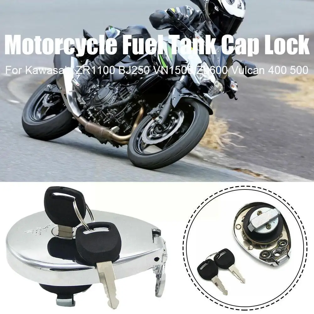 

Motorcycle Fuel Gas Cap Tank Cover With 2 Keys Motor Replacement Parts 51049-1142 51049-1088 For Kawasaki Gas Cap Lock K3A2