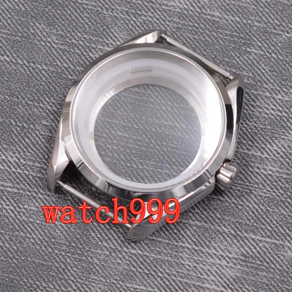Корпус для часов из сапфирового стекла 41 мм подходит с механизмом Японии NH35 NH36 NH35A