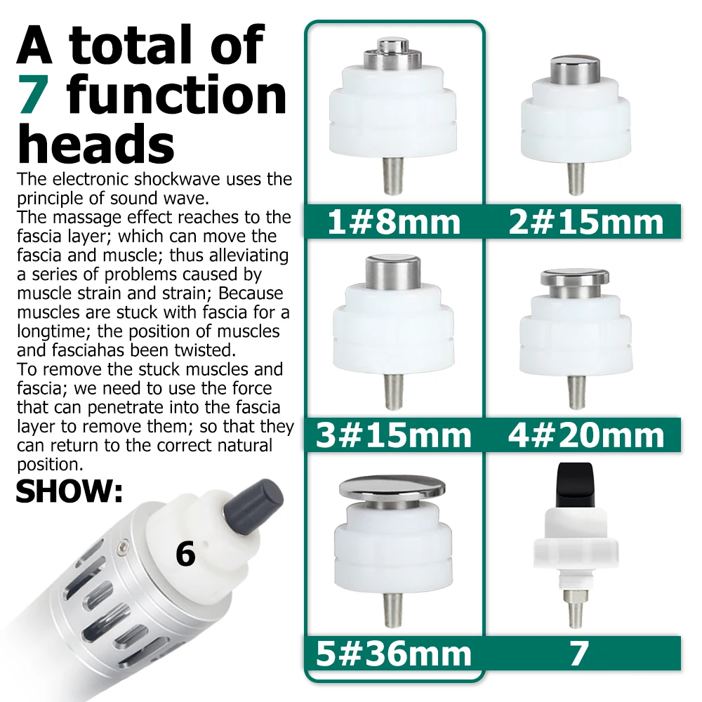 Устройство для ударно-волновой терапии 2024 МДж массажных инструментов ED