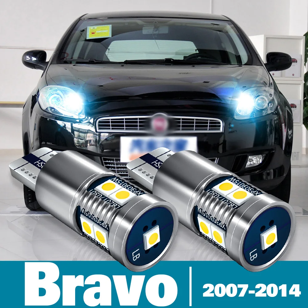 

2pcs LED Parking Light For Fiat Bravo 1 2 Accessories 1995-2001 2007 2008 2009 2010 2011 2012 2013 2014 Clearance Lamp