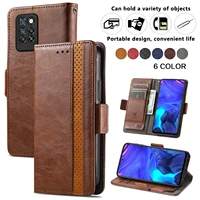 tecno spark 6go 6 5pro leather flip phone case for pop 4 4pro 3 2f camon 16 se card slots holder cover luxury wallet stand bag