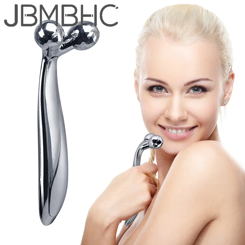 

3D роликовый массажер для лица, для подтяжки лица, тонкие Y-образные массажеры инструмент для массажа тела градусов, инструменты для ухода за ...