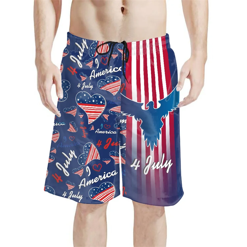 

Шорты мужские летние с принтом, с флагом США