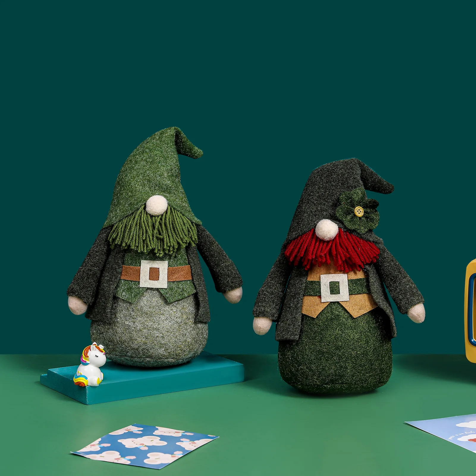 

St Patrick's Day Ornaments Plush Gnome Green Faceless Doll Irish Day Party Decor Saint Patrick Irish Gifts Kids Toys Home Decor