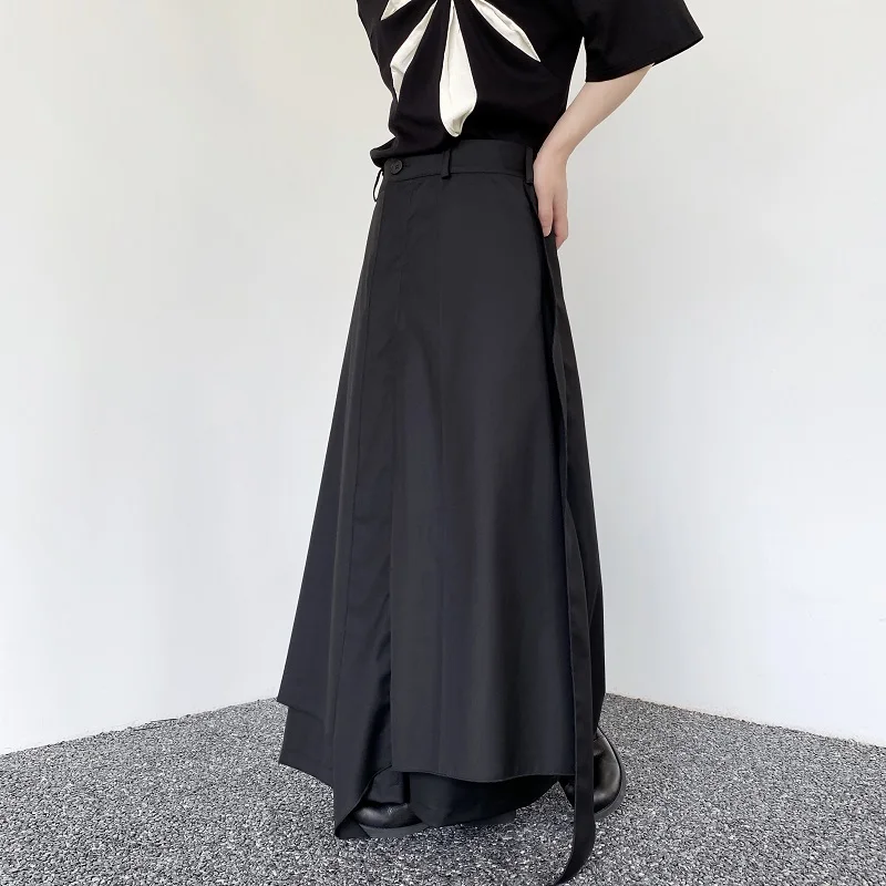 Женские и мужские брюки с широкими штанинами ENjoyce асимметричные дизайнерские