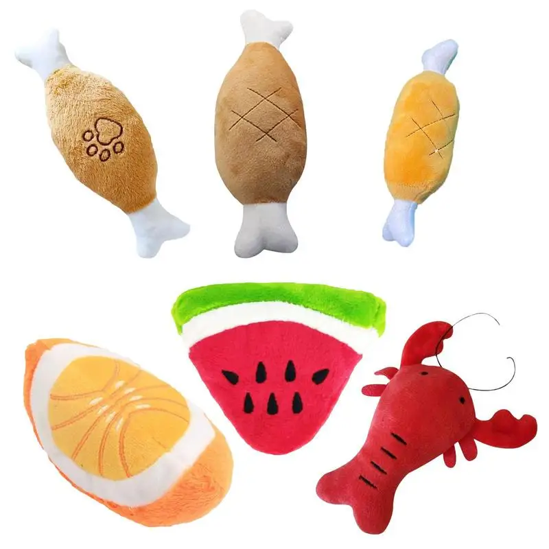 

Squeaky Fruit Toy Vocal Fruit Squeaky Fruit Toys For Dogs Bite Resistant Pet Treat Toy Washable Small Breed Puppy Chew Toys