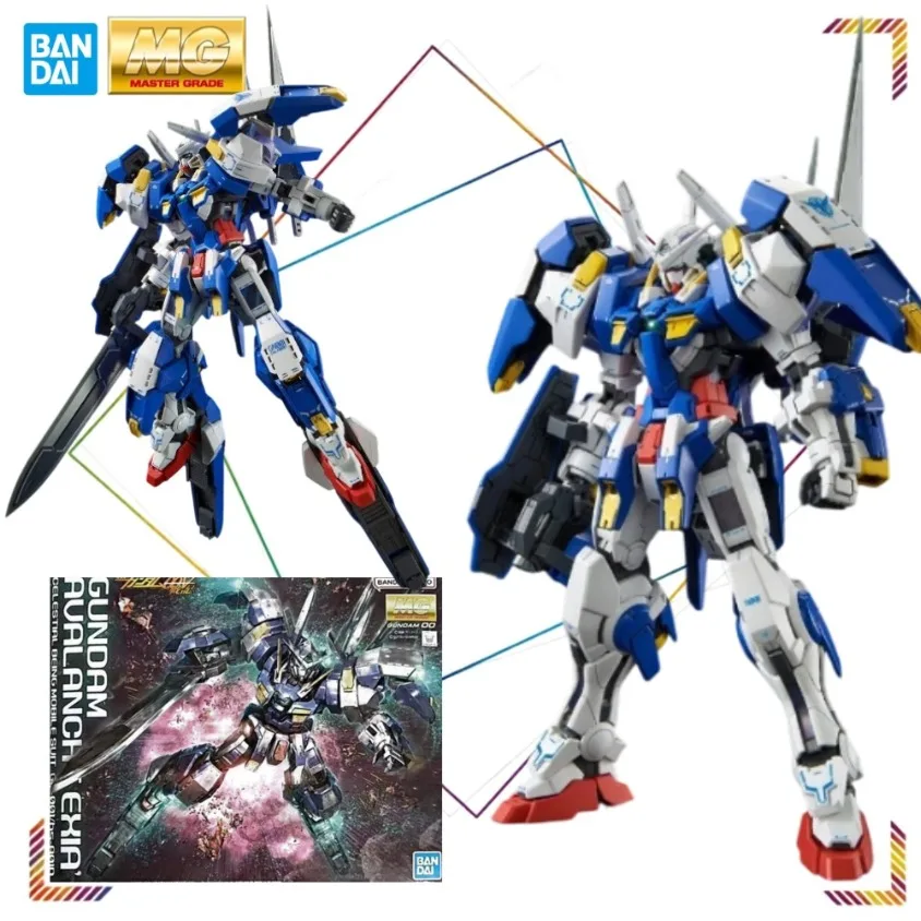 Фото Коллекционные фигурки BANDAI SPIRITS MG 1/100 GN-001/hs-A01D Avalanche Exia Dash, модель Gundam 00V, аниме-набор для сборки, подарки №2