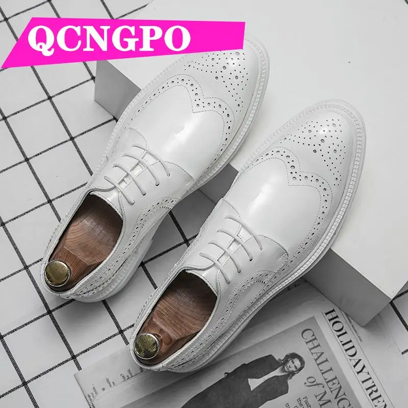 

Derby shoes office shoes meeting shoes wedding shoes Cow Hide groom leather shoes formal shoes business lace up shoes