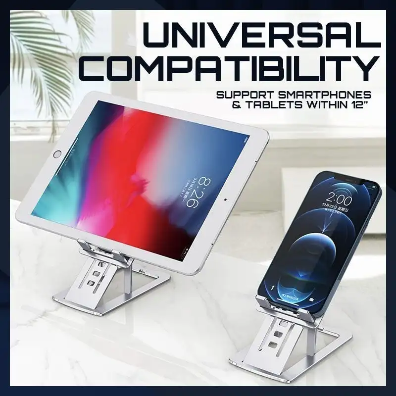 desktop phone tablet holder metal abs table cell foldable extend support mobile stand rack for iphone ipad adjustable free global shipping