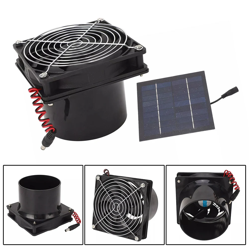 Вытяжной вентилятор на солнечной энергии мощностью 50 Вт с эффективной панелью