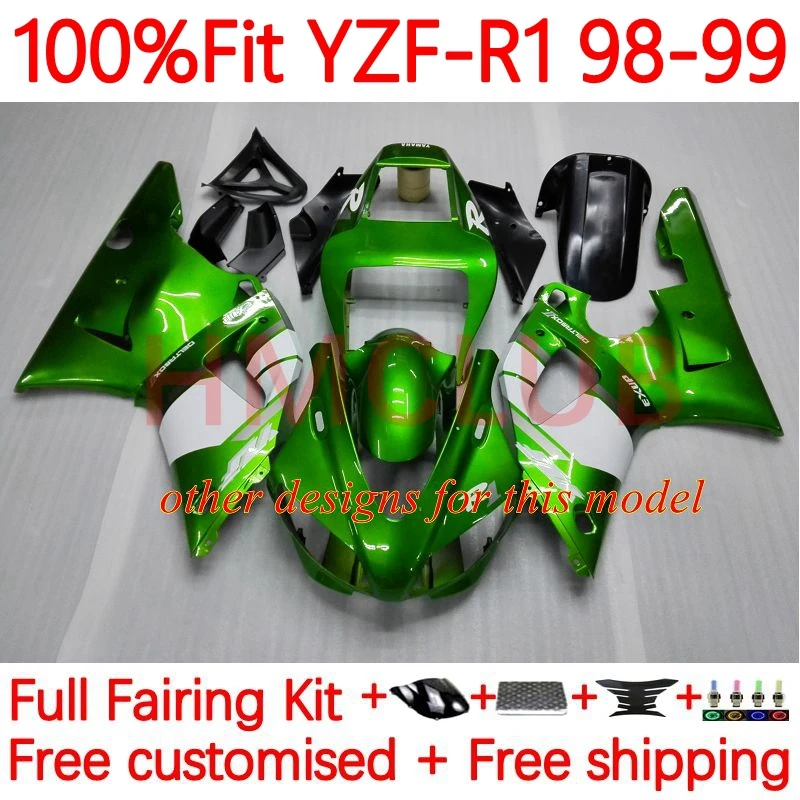 OEM Корпус для YAMAHA YZF1000 YZF R1 R 1 1000 YZF-R1 верблюжий красный YZFR1 1998 1999 1000CC 98 99 Инжекционный