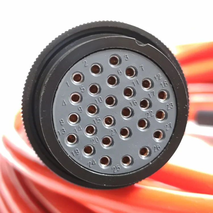 12-канальный сейсмический кабель удлинительный длиной 100 м с гнездовым разъемом