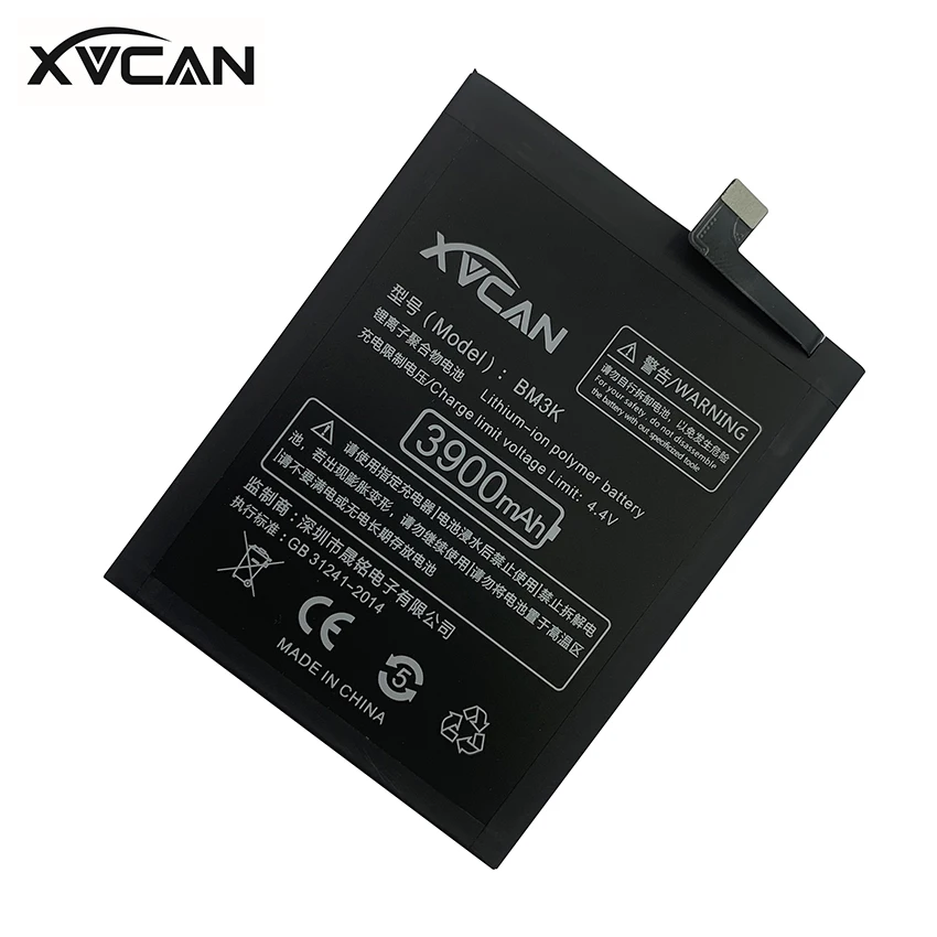 original xvcan battery bm3k for xiaomi mix 3 mix3 3900mah high capacity rechargeable phone replacement batteria akku free global shipping