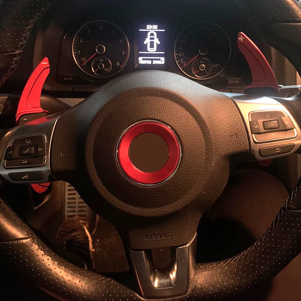 Фото Удлинитель лопаток для VW Tiguan Golf 6 MK5 MK6 R20 R36 Volkswagen Jetta GTI Scirocco Touareg EOS Sharan Polo, автомобильные лопасти переключения передач №1