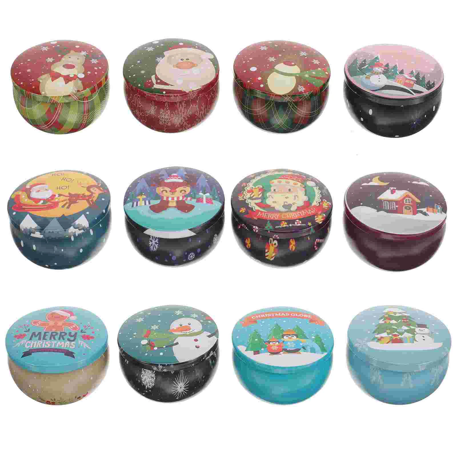 

Tinplate Jar Scented Container Metal Making Gift Candy Containers Tins Lids