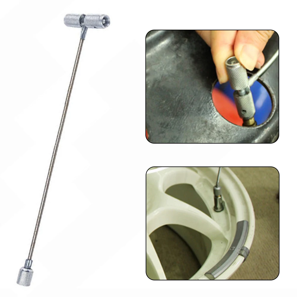 

3 In 1 Tire Valve Stem Installation Fishing Tool Puller Car Tire Plug Core Remover 8VI Thread Car Accessories Valve Stem Fishing
