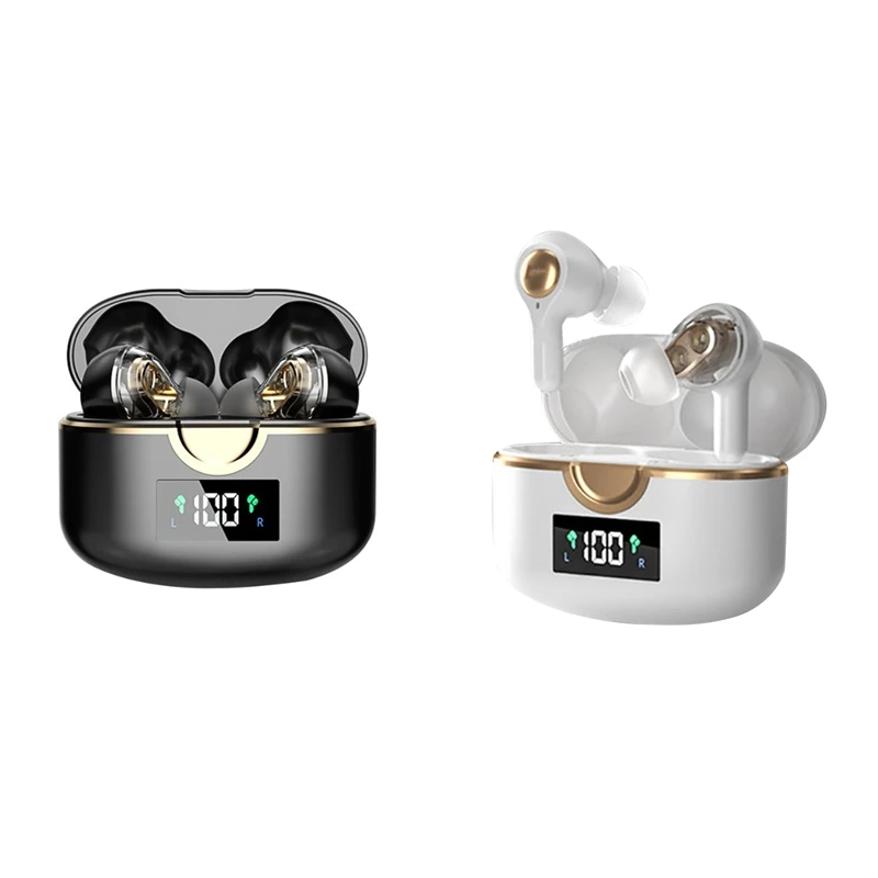 

Лучшие предложения T22 Tws настоящая Беспроводная Bluetooth-гарнитура дисплей Двойная движущаяся катушка четыре динамика Bluetooth-гарнитура бас