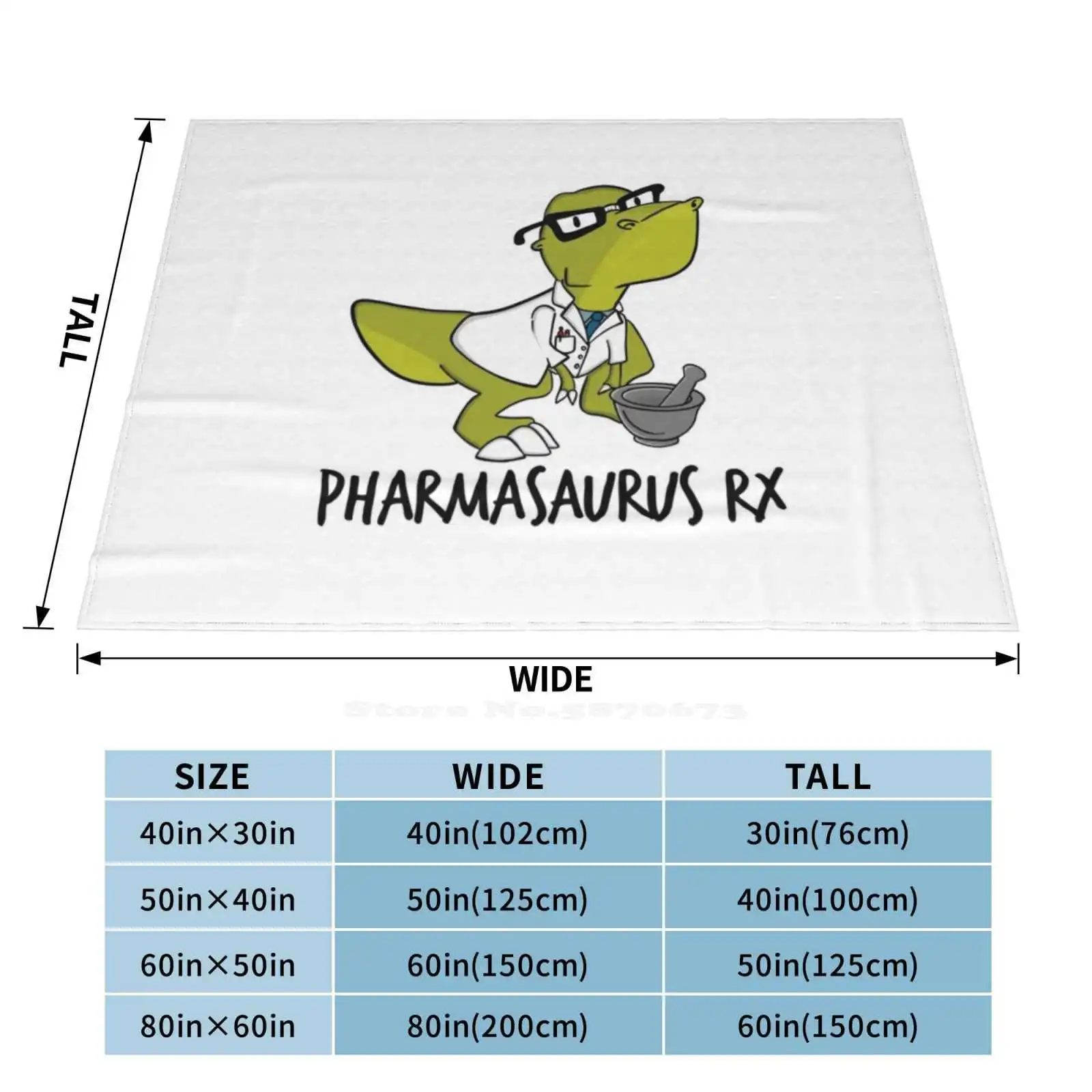 Pharmasaurus Rx-арманский подарок Новое поступление модное теплое фланелевое одеяло