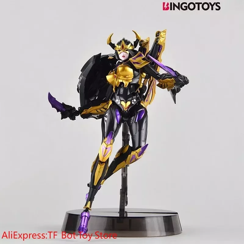 

【IN STOCK】Bingotoys Transformation BT04 BT-04 Spider Girl Blackarachnid Movable Joint Deformable Mobile Suit Girl Action Figure