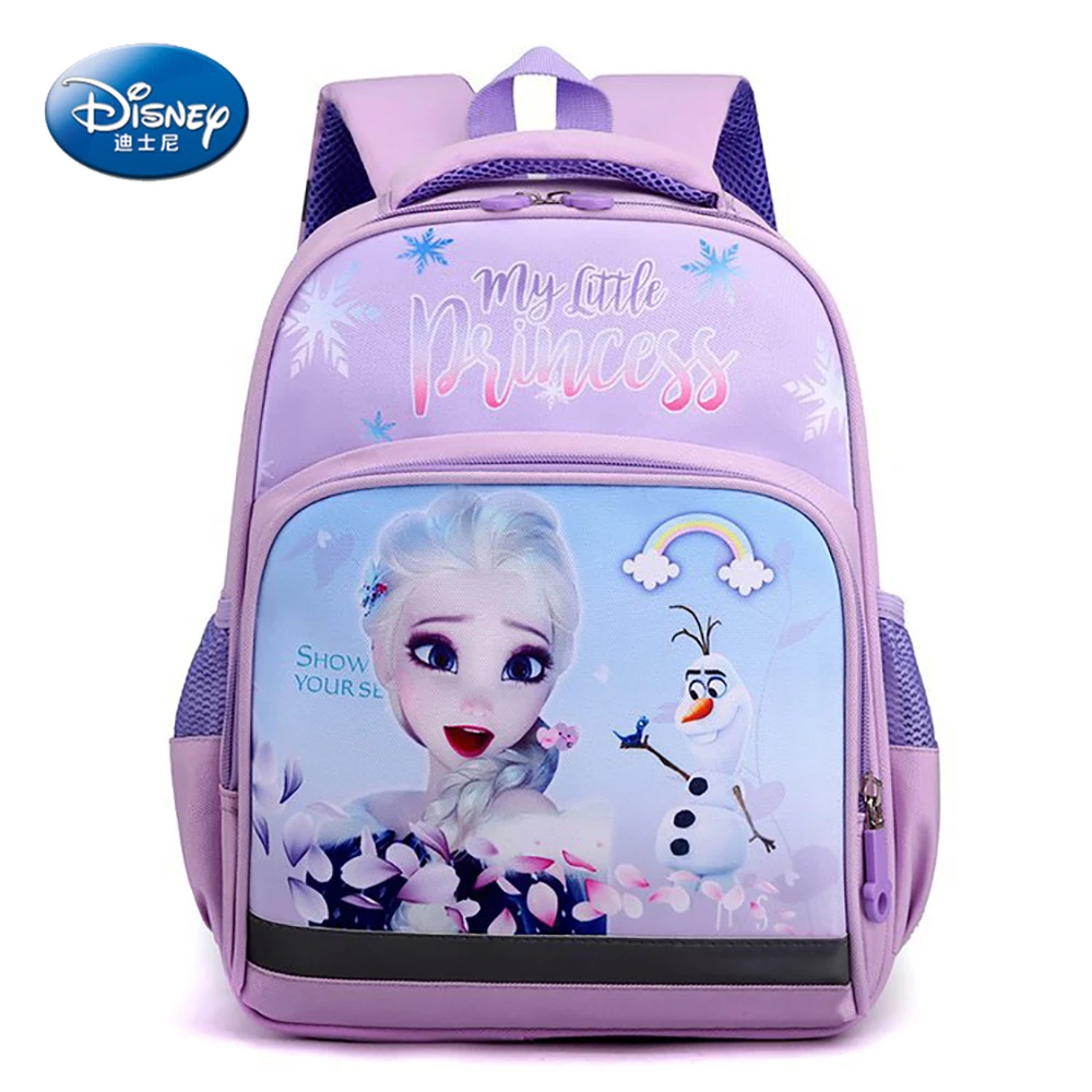 

Disney Children's Cartoon Schoolbags For Girls Lovely Sofia Elsa Princess Lightweight Backpacks Kids Fashion Kindergarten Bags