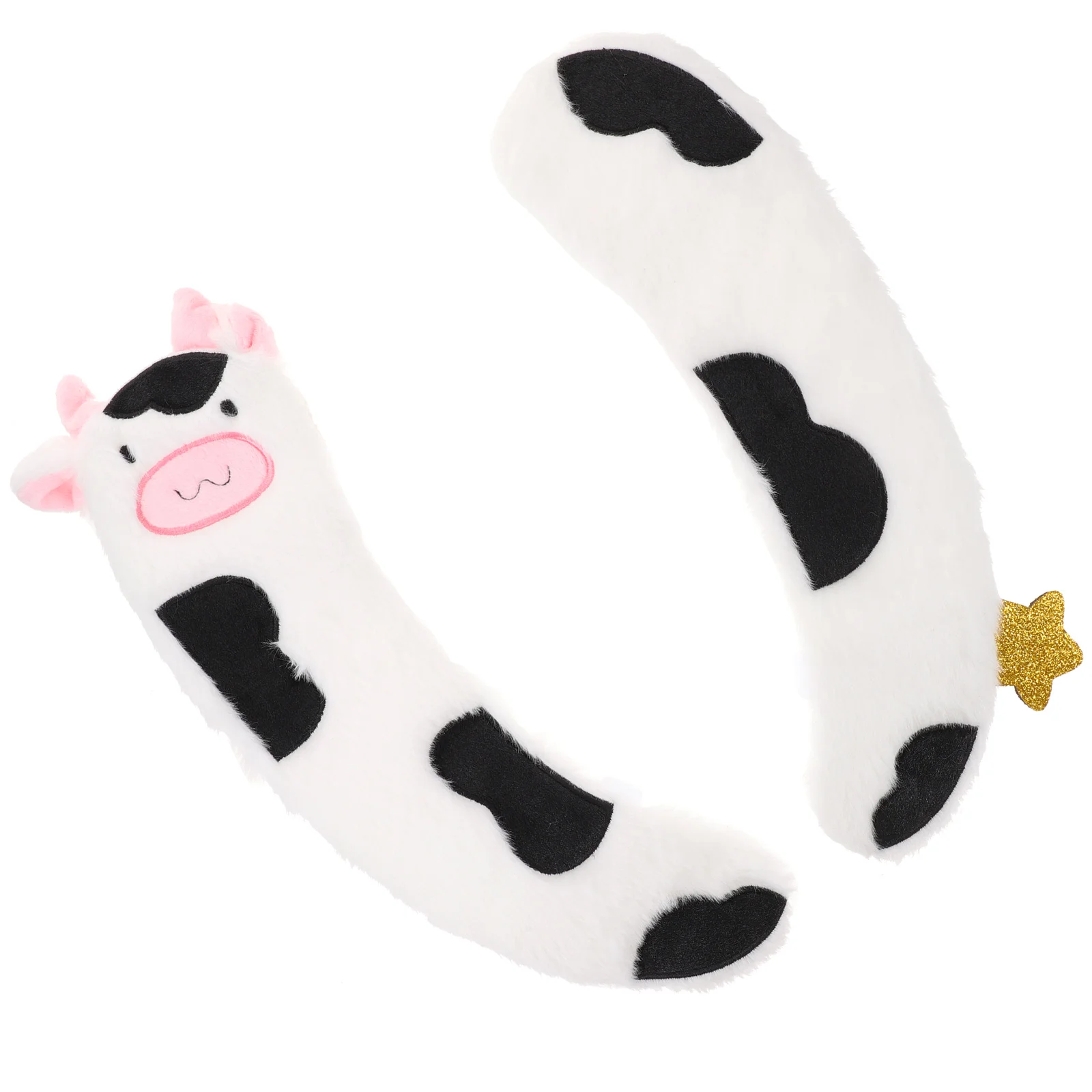 

2Pcs Adhesive Skin-friendly Practical Toilet Warmers Cow-shaped Toilet Pads for Home Toilet Kids