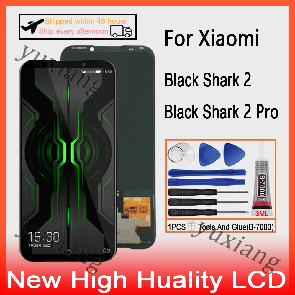 Купи ЖК-дисплей AMOLED для Xiaomi Black Shark 2, сенсорный экран с дигитайзером для Xiaomi Black Shark 2 Pro 2 Pro, оригинал за 3,359 рублей в магазине AliExpress