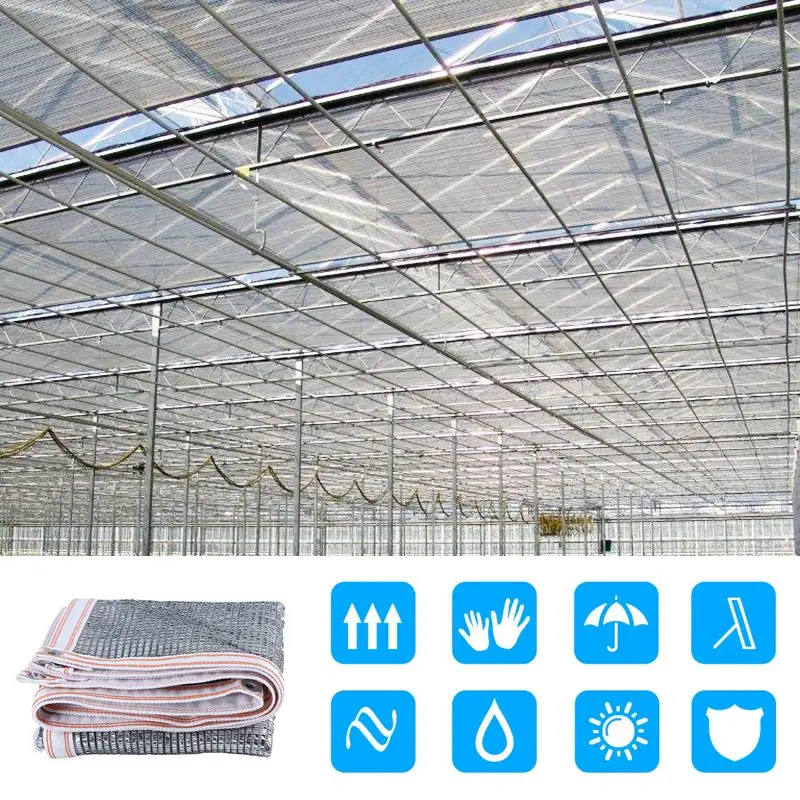 

Big Size 55% Aluminum Foil Sun Shade Net Balcony Garden Camping Sunshade Nets Pavilion Gazebo Awning Pool Shelter Shading Cloth