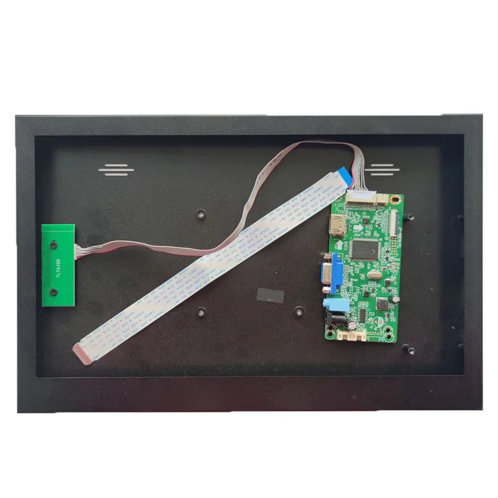 

Комплект для совместимой универсальной платы контроллера EDP, VGA + задняя крышка из металлического сплава, светодиодный мая с HDMI светодиодная...