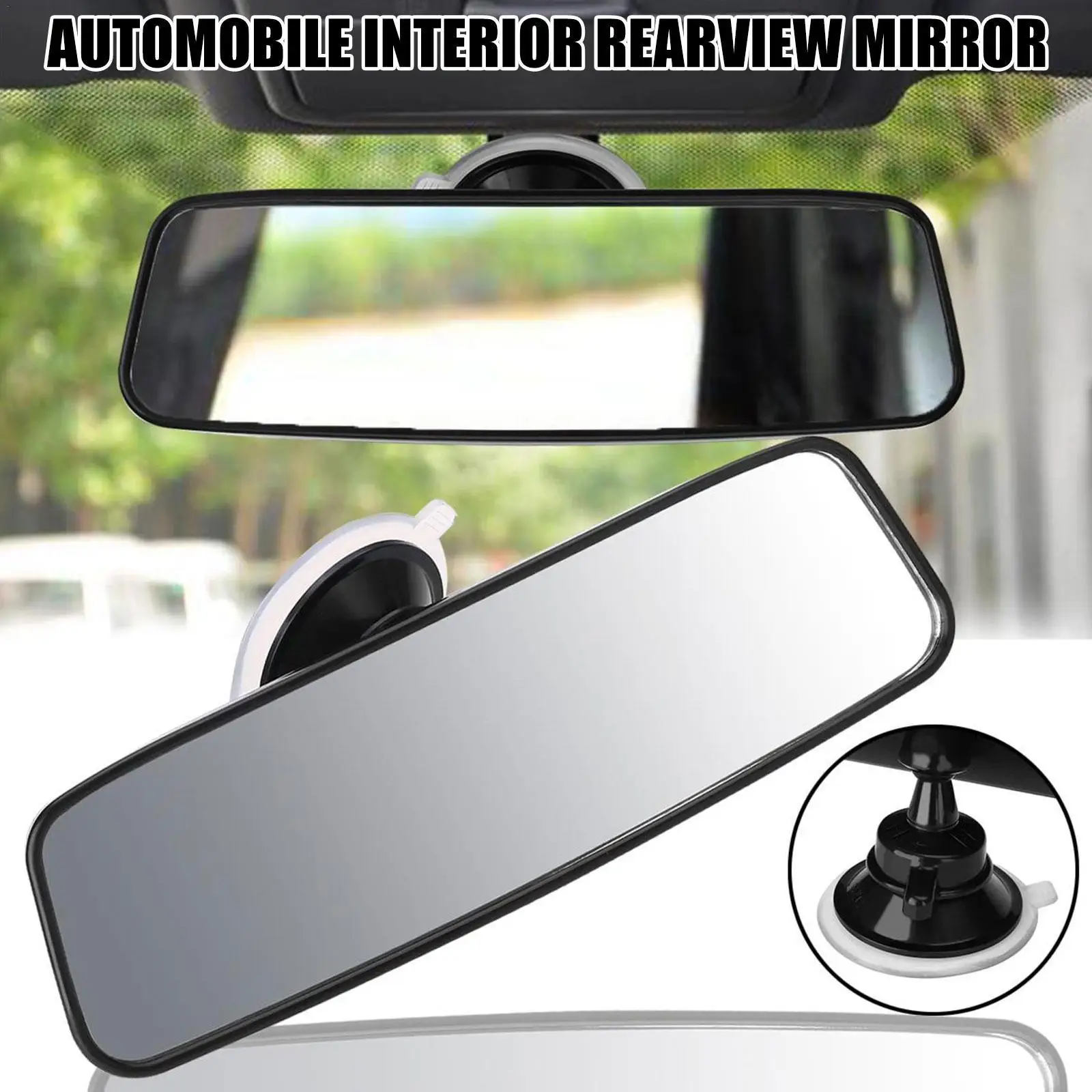 

Rear View Mirror Strong Suction High Clarity Universal Learner Driving Instructor Suction Cup Rearview Mirror for Outdoor M9J9