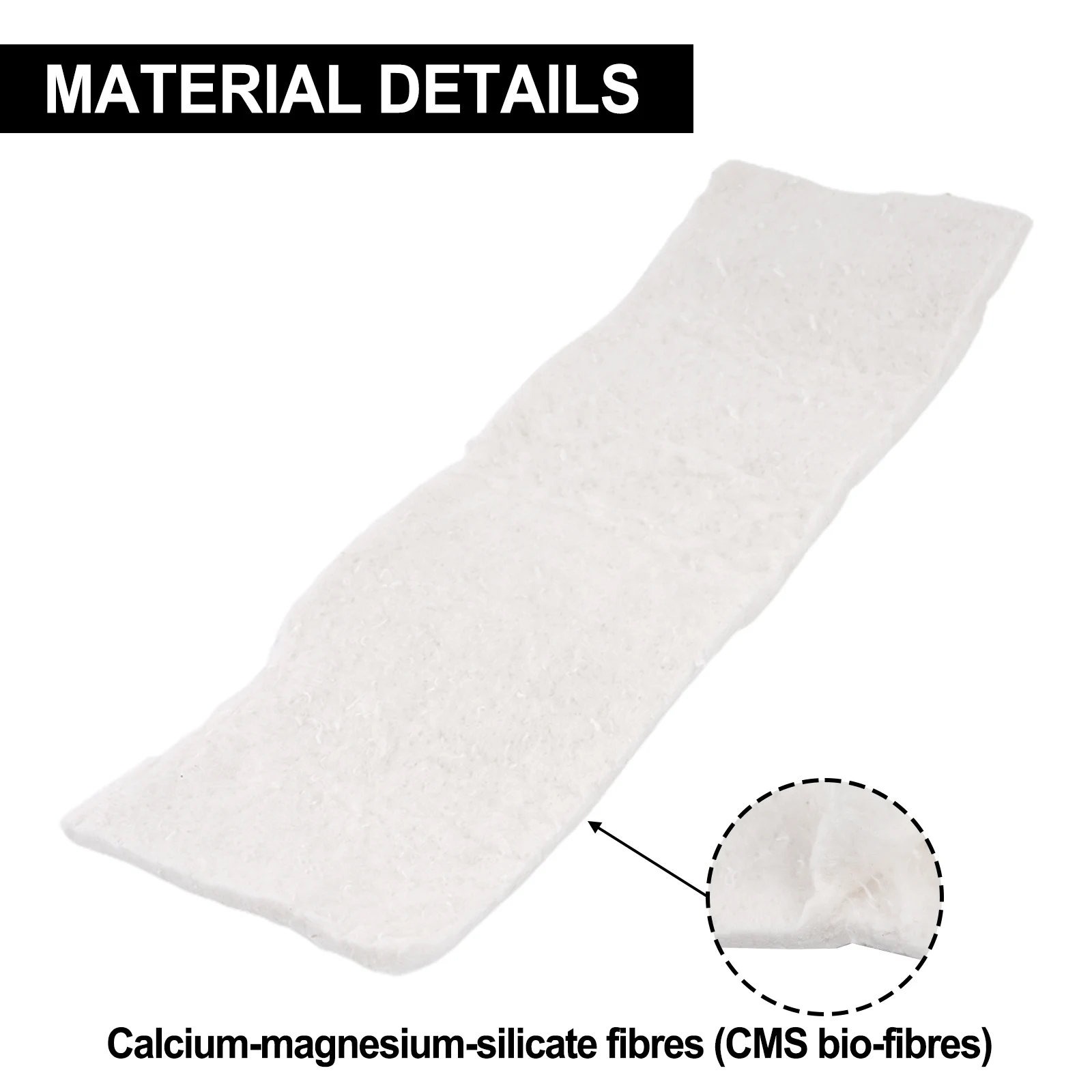 

1pc Calcium-magnesium-silicate Blanket Wool Sponge Cotton Blanket Firplace Firebox Safety Bio Fire Accessories