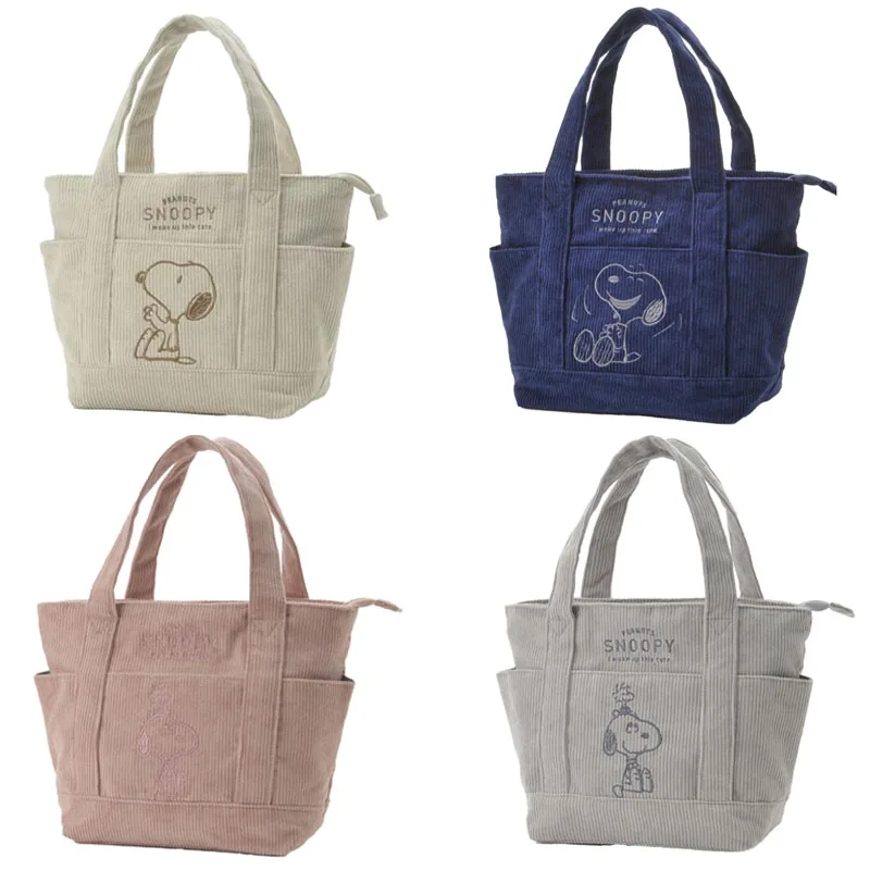 

Предпродажа, Детская сумка-тоут из вельвета большой вместимости с мультяшным снупом, игрушки для девочек, подарки