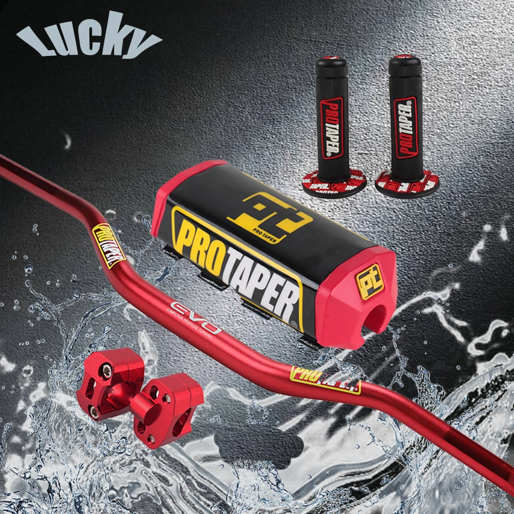 

New Motorcycle EVO Handlebar For Taper Pack Fat Bar 1-1/8" Dirt Pit Bike Motocross Handlebar 810mm length 28mm PRO