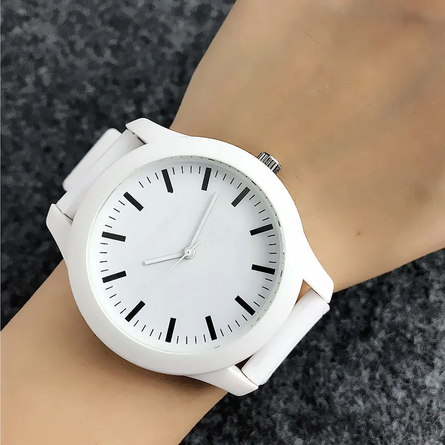 Brand Wrist Watches Fashion Men Women Ladies Girl Couples Crocodile Style Quartz Casual Silicone Band Clock LA06