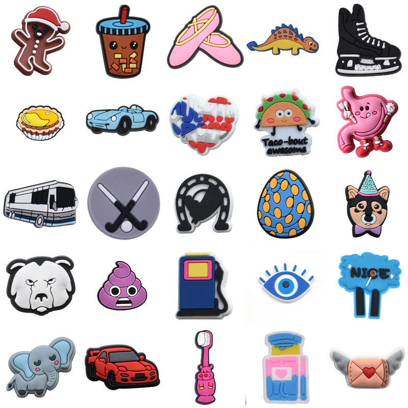 

Women Charm Wholesale Bulk Decorations for Croc Kids Set Jeans Gifts Girl Men Shoes Accessories Para Pins Shoe Charms Boy Packs