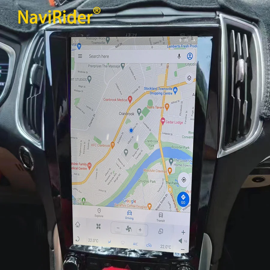 

13,6 дюймовый экран Tesla Android для Ford Edge 2015-2019 GPS-навигация Carplay Авторадио Стерео Автомобильный мультимедийный видеоплеер