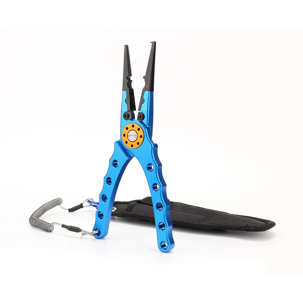 

Fishing Pliers Aluminum Alloy Lure Plier Fishing Tools Line Cutter Multifunctional Knot Scissors Hook Remover Fishing Equipment