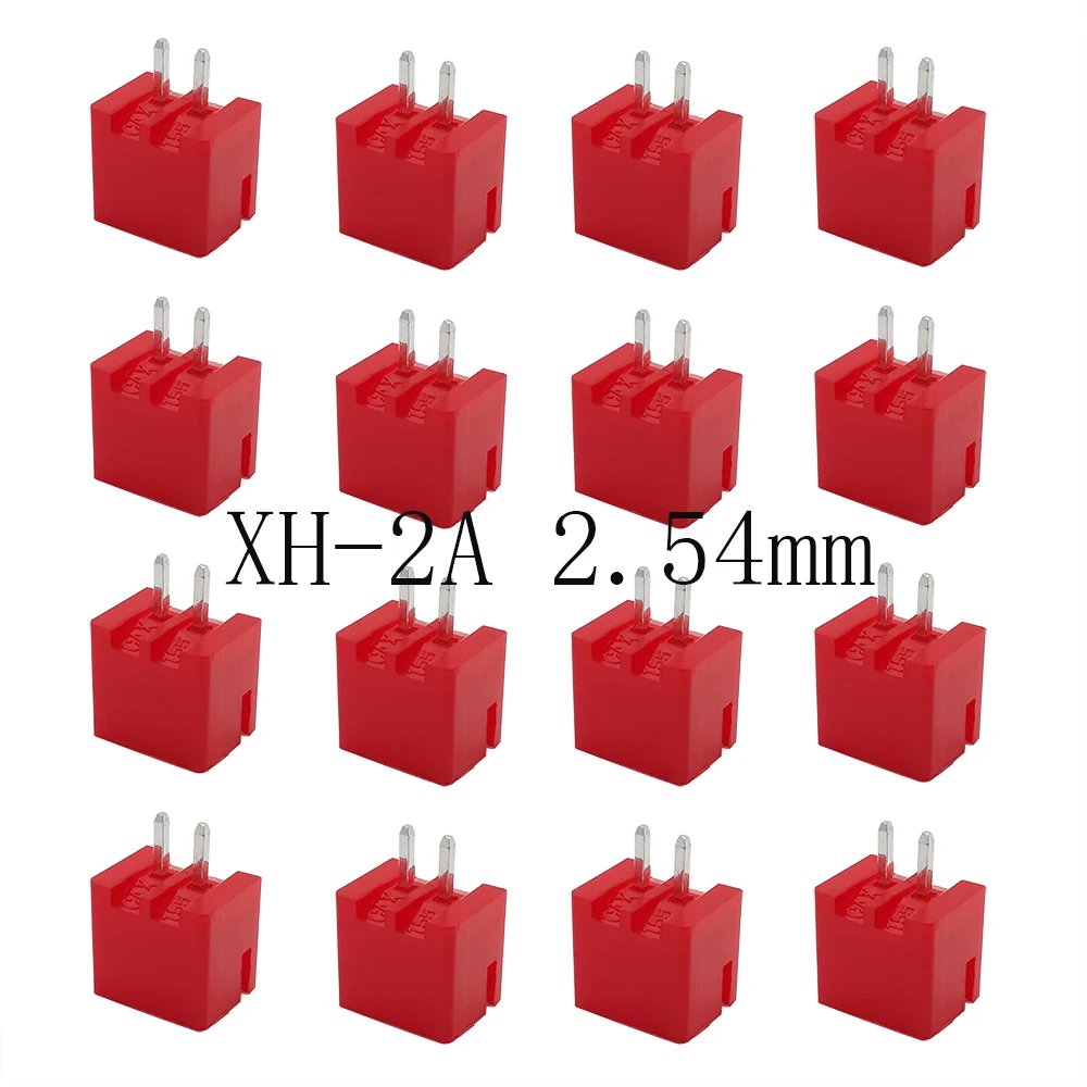 100 шт. красные нейлоновые флейты 2 54 мм штырька