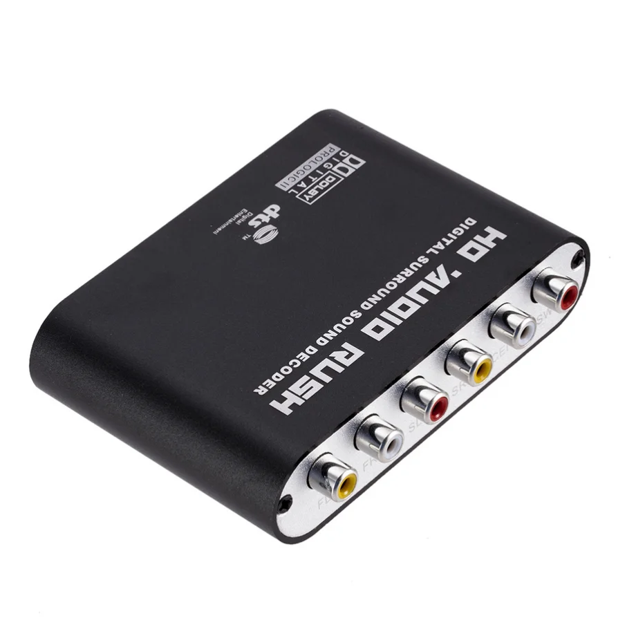 Цифро-аналоговый аудиодекодер 5 1 CH усилитель SPDIF коаксиальный и RCA DTS AC3 оптический