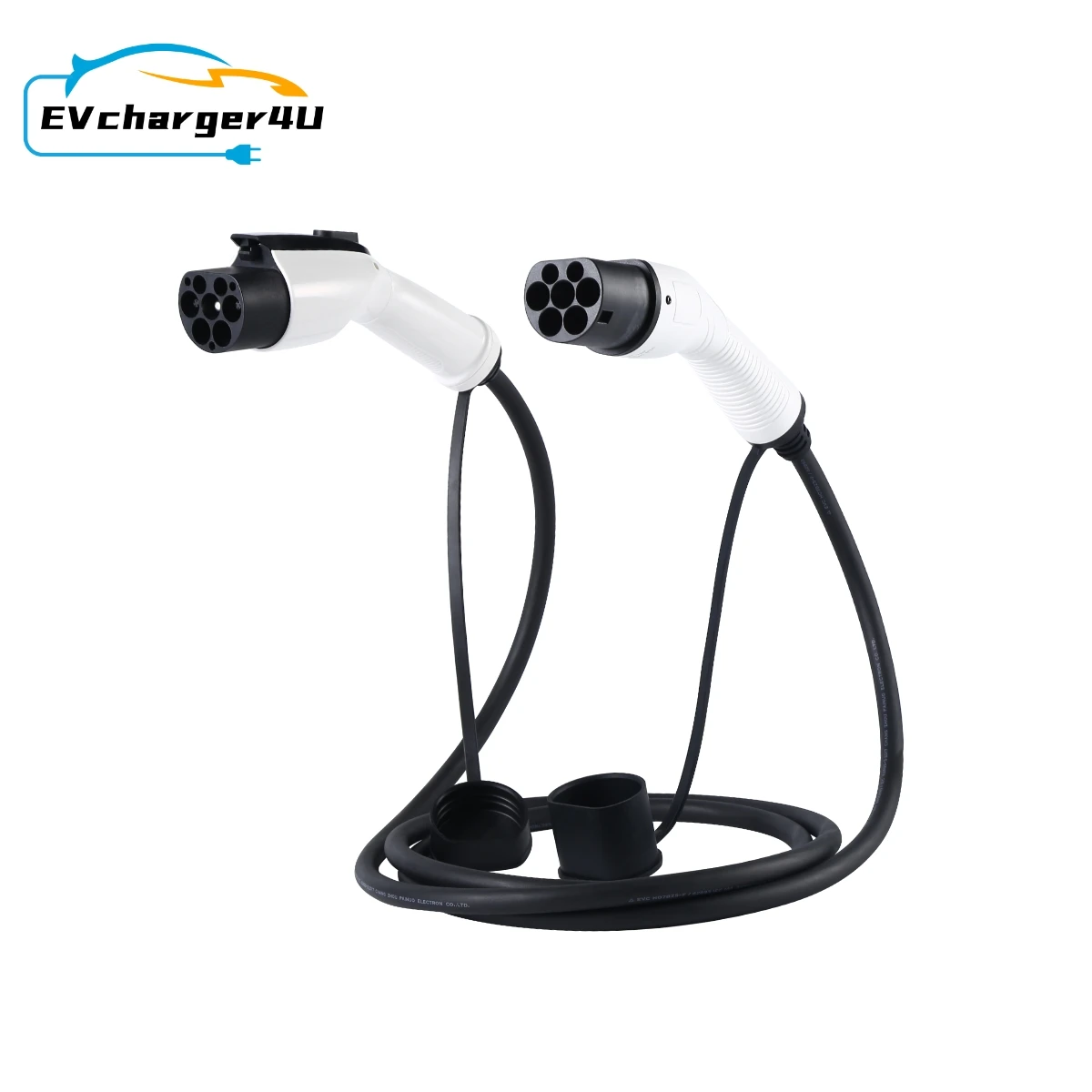 EVcharger4U Type2 к GBT Кабель для зарядки EV 1 фаза 32A 10M 7 кВт Шнур электромобиля Type 2 GB/T EVSE