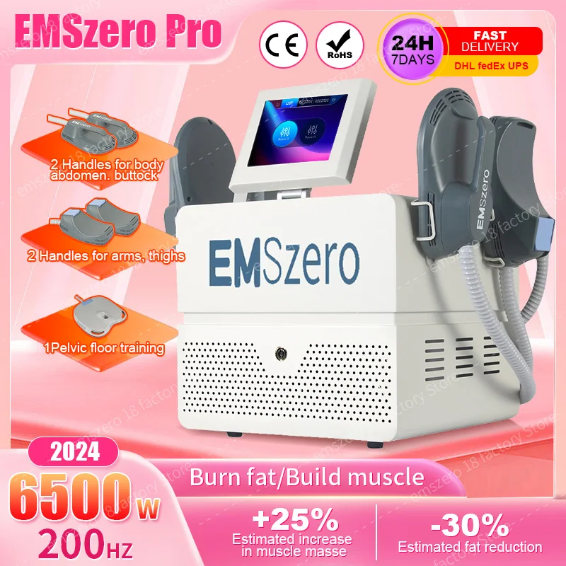 15 Tesla 6500 Вт EMSzero Стимулятор мышц Ems RF Hiemt Машина для похудения и скульптуры тела Neo