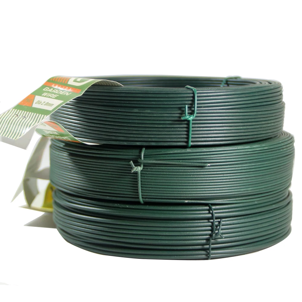 

Железная проволока для домашнего сада, поддержка зеленых растений, с покрытием из ПВХ, диаметр 1,25 мм, 1,6 мм, 2 мм, 2,5 мм, 3 мм, 1 кг в упаковке, това...