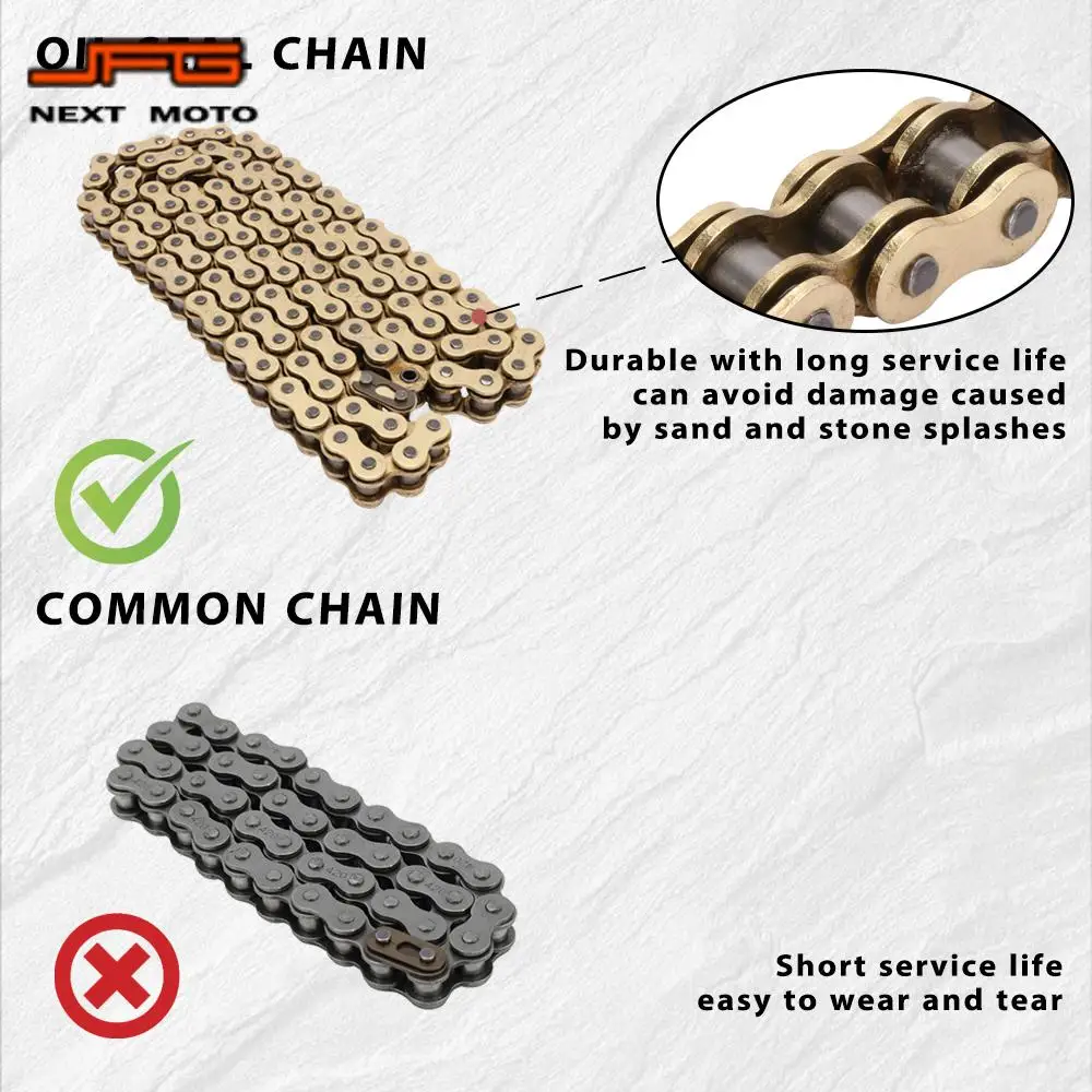 Для Sur-Ron 58T 62T Звездочка 106 112 120 Набор цепей Surron Light Bee S X Talaria Sting Электрический